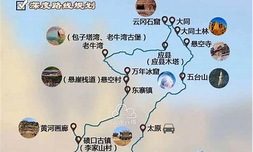 太旗去山西旅游路线