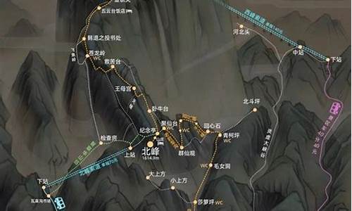 西安到华山自驾游路线_西安到华山自驾游路线图