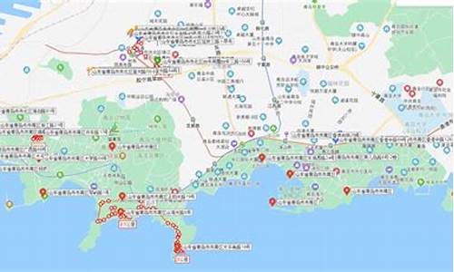 青岛旅游路线推荐最新地图_青岛旅游路线推荐最新地图图片